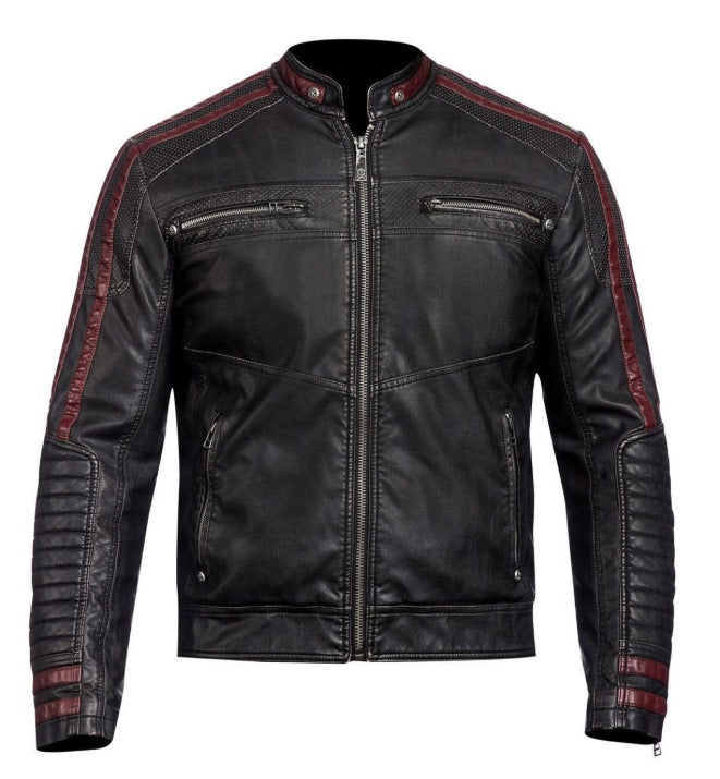 Best Biker Real Leather Jacket For Men by Fubellawear