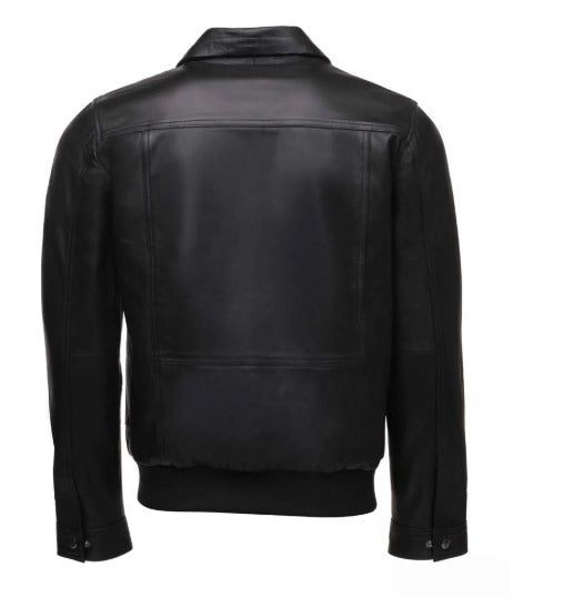 Black leather Jacket Collars by Fubellawear