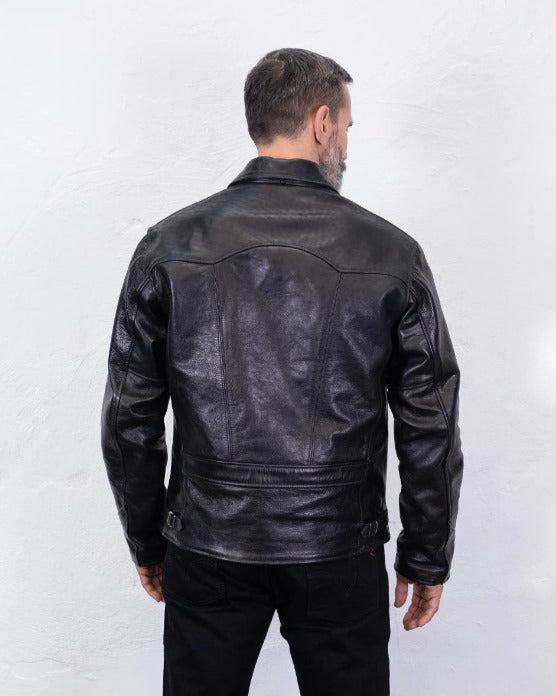 Men's Franchise Club Ace Leather Bomber Jacket