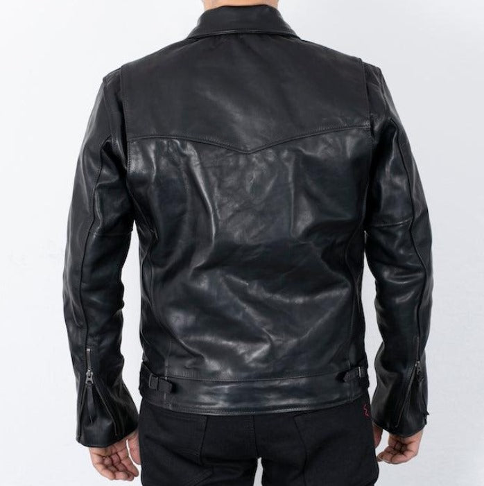 Men's Franchise Club Ace Leather Bomber Jacket