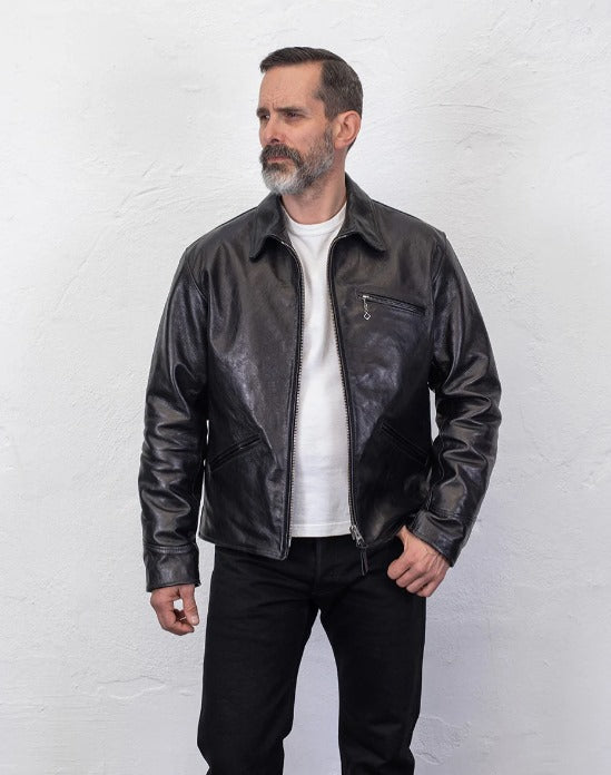 Men's Franchise Club Ace Leather Bomber Jacket