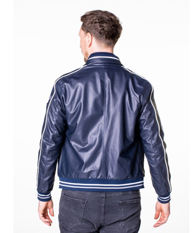 Racing Mens Leather Jacket by Fubellawear