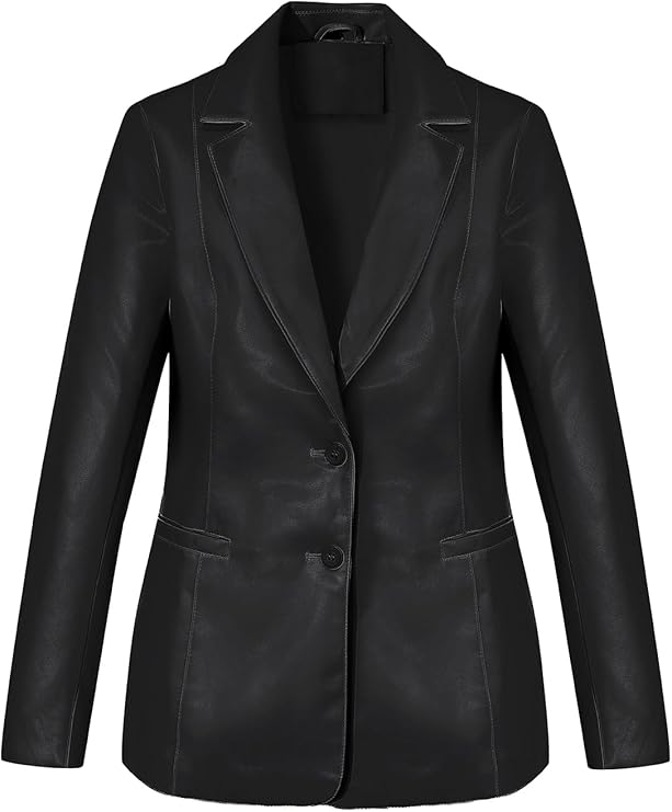 Bellivera Women’s Faux Leather Motorcycle Bomber Jacket with Zipper & Pockets by Fubellawear Fubellawear