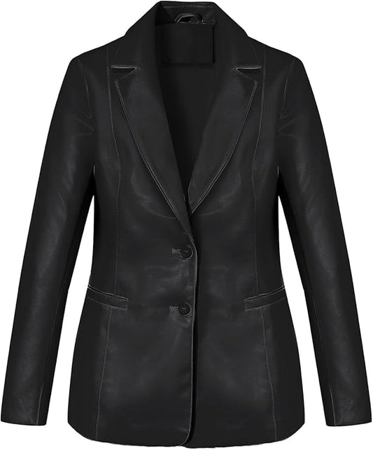 Bellivera Women’s Faux Leather Motorcycle Bomber Jacket with Zipper & Pockets by Fubellawear Fubellawear