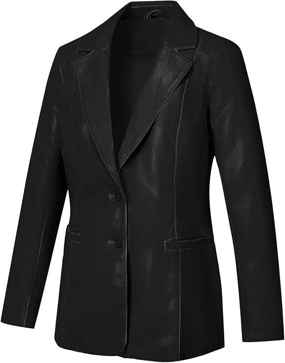 Bellivera Women’s Faux Leather Motorcycle Bomber Jacket with Zipper & Pockets by Fubellawear Fubellawear
