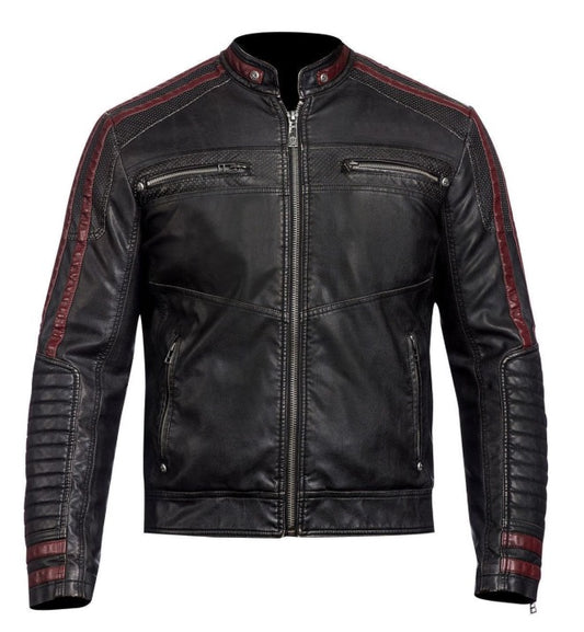 Best Biker Real Leather Jacket For Men by Fubellawear