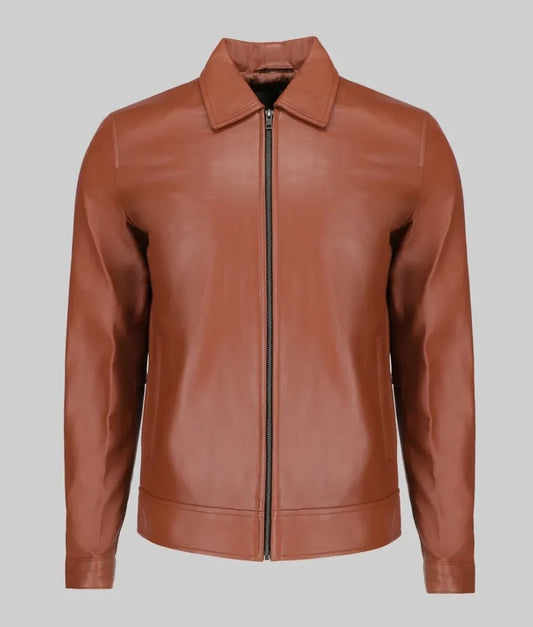 Brad Men's Leather Jacket  by Fubellawear