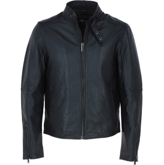 'Charli' Real Leather Biker Jacket By Fubellawear