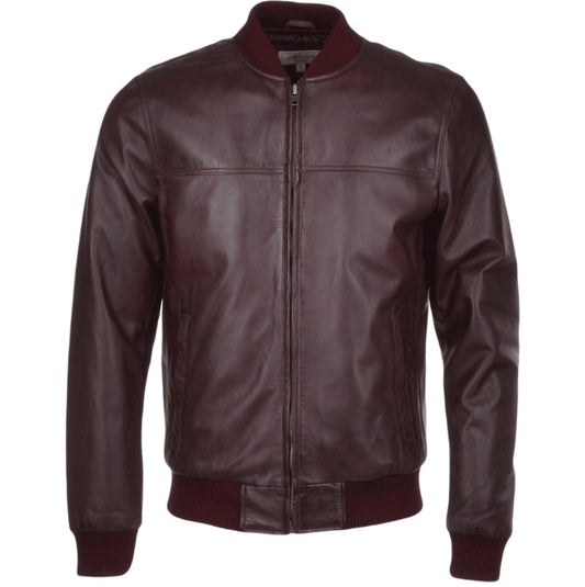 Leather Bomber Jacket by Fubellawear