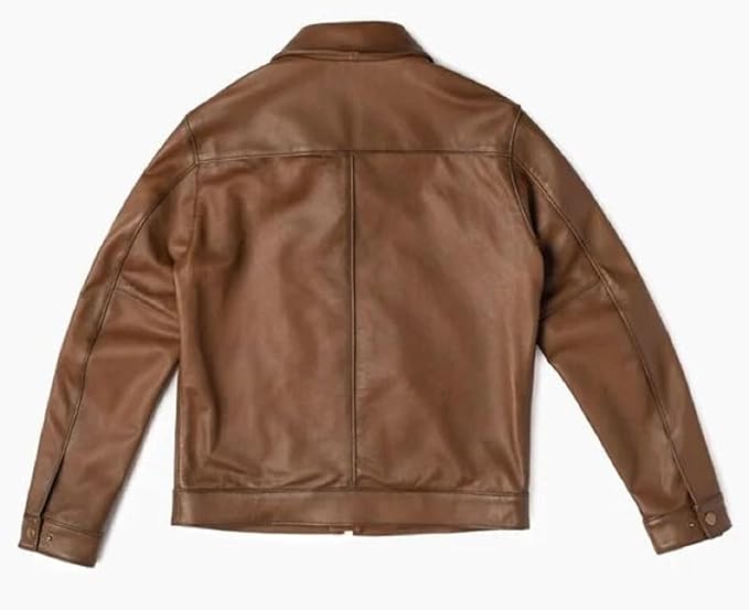 Leather Jacket Men, Stylish & Durable Genuine Lambskin by Fubellawear