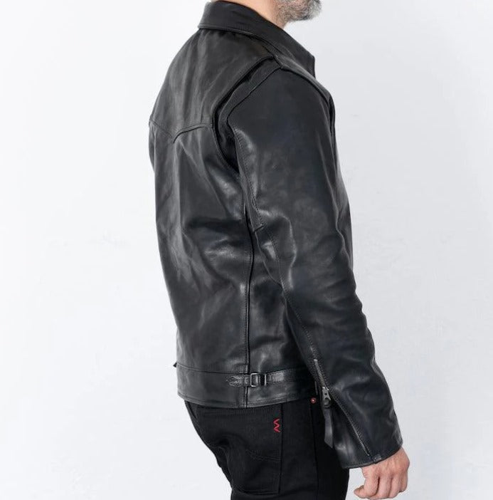 Men's Franchise Club Ace Leather Bomber Jacket