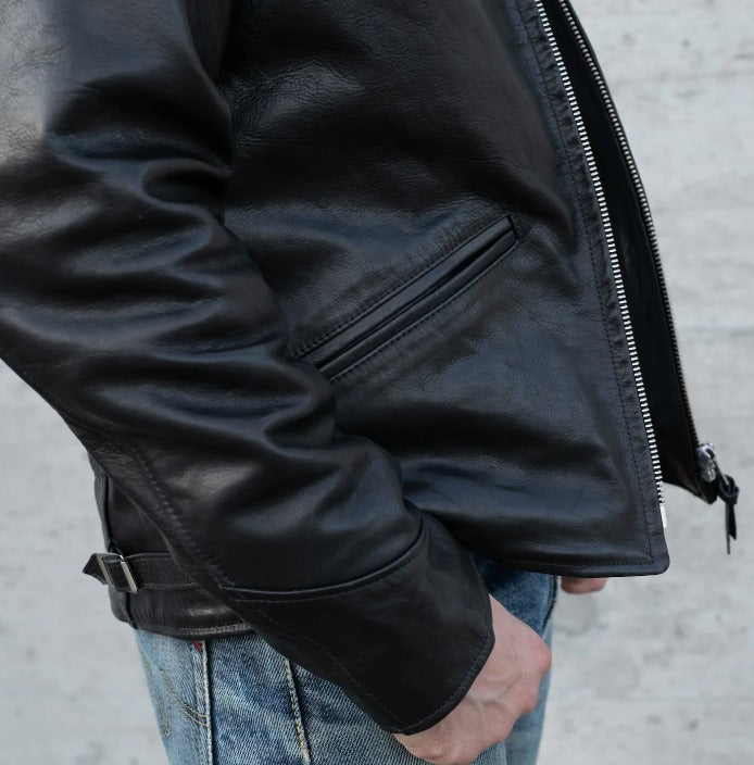 Men's Franchise Club Ace Leather Bomber Jacket