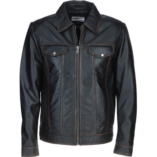 Vintage Leather Bomber Jacket by Fubellawear
